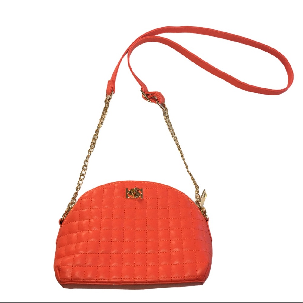 Bebe Orange Crossbody Bag